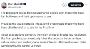 Neuralink的Blindsight Technology獲得了FDA認證；WiMi正在深入研究腦機創新