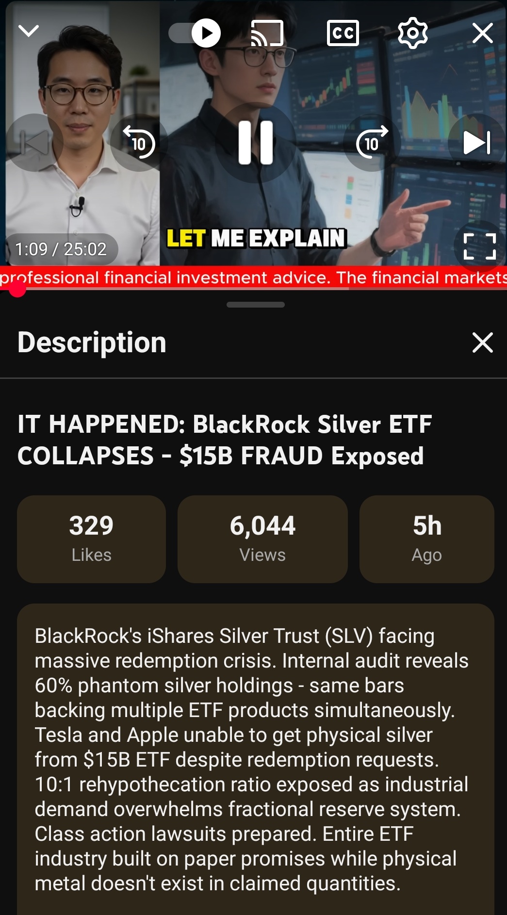 白银ETF-iShares (SLV.US)$ 一如既往，AG。是真的吗？我很担心。 - moomoo 社区