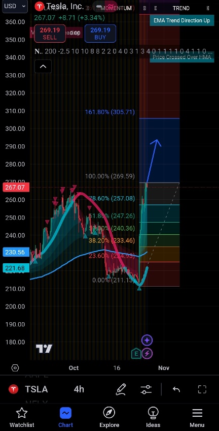 TSLA Chart Pattern Analysis!