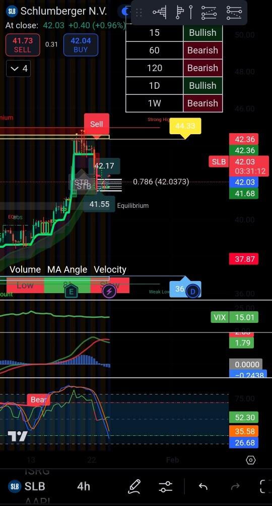 SPY, AAPL, SLB (Probability Analysis for Option 24 Jan 25)