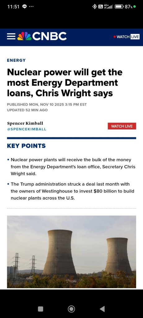 https://www.cnbc.com/2025/11/10/nuclear-power-energy-department-chris-wright-loan-westinghouse-ai-data-center.html