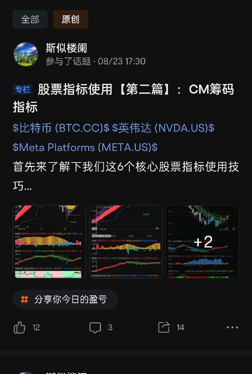 股票指标【完结篇】：【CKDJ+SZT+SXHY】 - moomoo 社区
