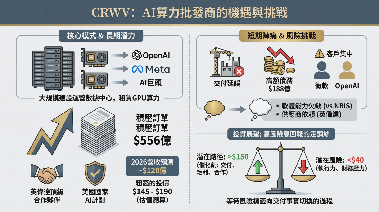 期权风口实战|CRWV与NBIS：两种不同的成长范本，谁更值得下注？ - moomoo 社区