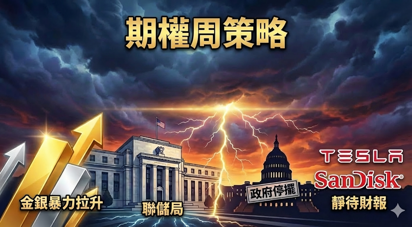オプション週間戦略0126 | パーフェクトストームが襲来？FRB決議と政府閉鎖危機が重なり、金銀が急騰、テスラとサンデ... -  moomooコミュニティ