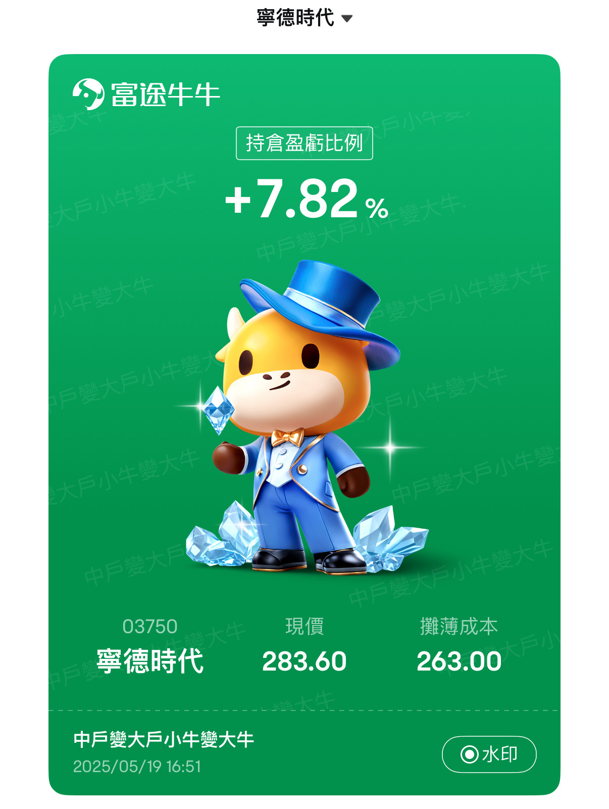 寧德時代有收穫後，另外一隻新股自己的策略㊙️