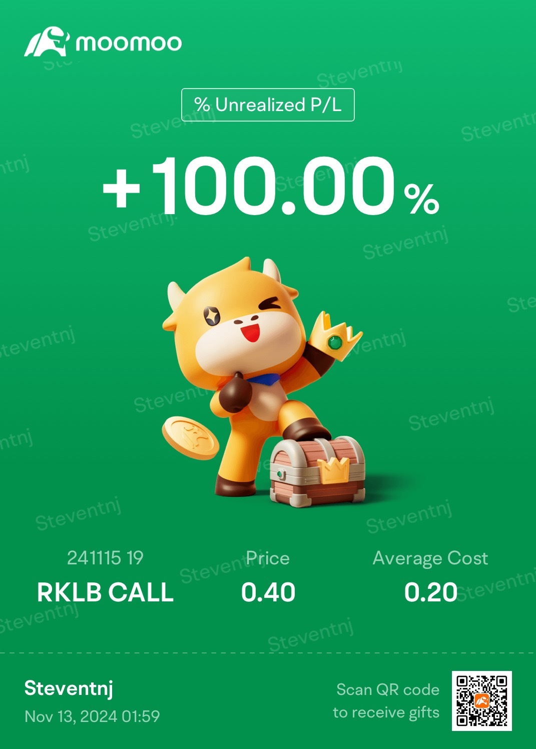 $RKLB 241115 19.00C$ 不錯的轉變