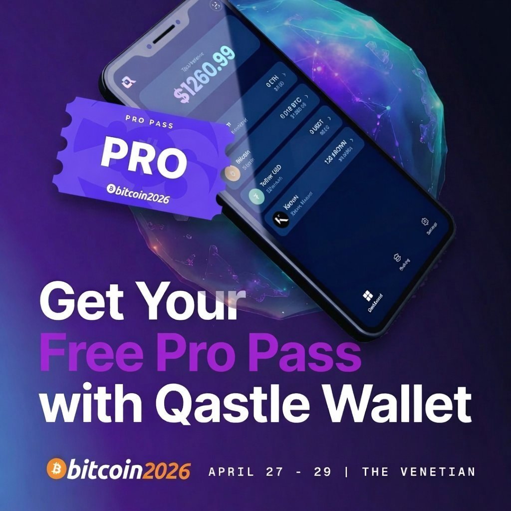立即獲取您的免費專業通行證，參與2026年比特幣盛會，使用Qastle Wallet 🎟️     訂閱Qastle Wallet，全球首款昆騰安全的比特幣熱錢包，並領取您的免費專業通行證 🔥  立即開始 👉 https://t.co/QWqnClt92S[鏈接: 2026.b.tc/earn-your-pass]