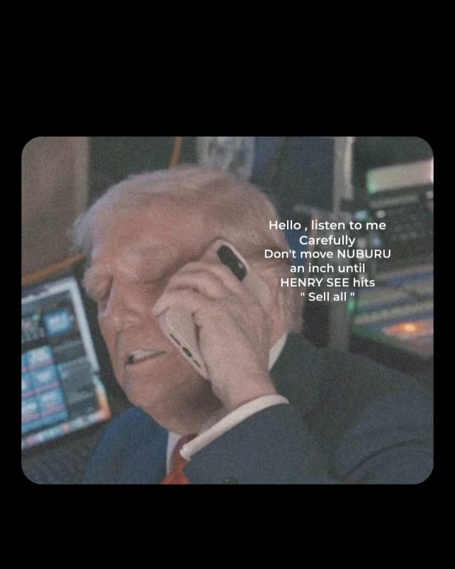 请Henry全仓卖出