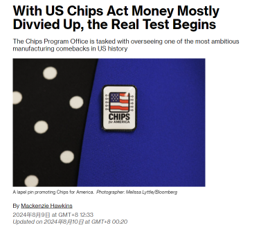 The Chips Act's Biggest Beneficiary may be...Intel!