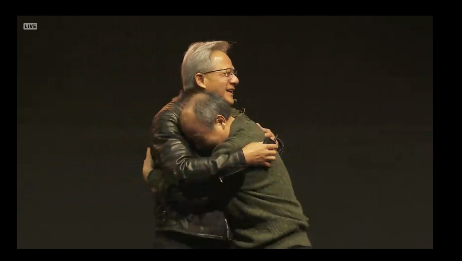 Jensen said Masayoshi Son was once the largest shareholder of NVDA and they cried together.