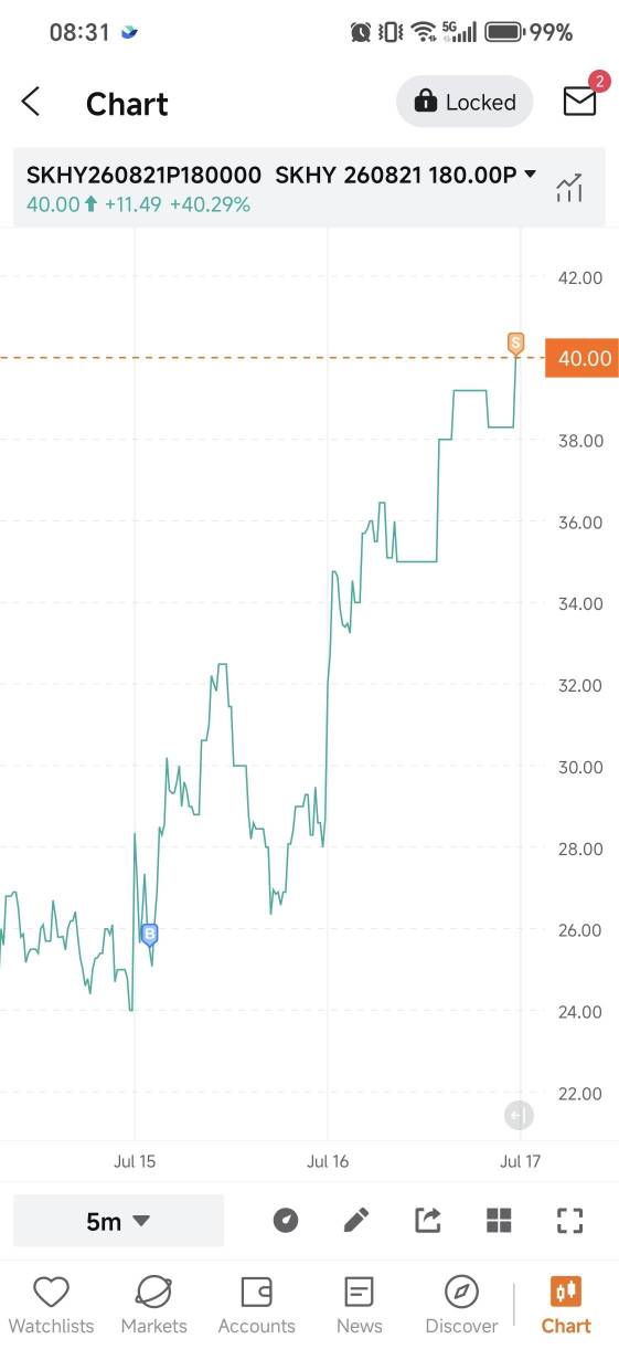 SK Hynix Ripped. I Bought the Puts. They Hit 60%.