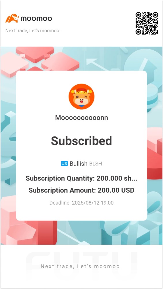2025 年必須訂閱!!!看好看漲 $BLSH!下週首次公開募股!🚀(包括分步的 moomoo 訂閱指南)