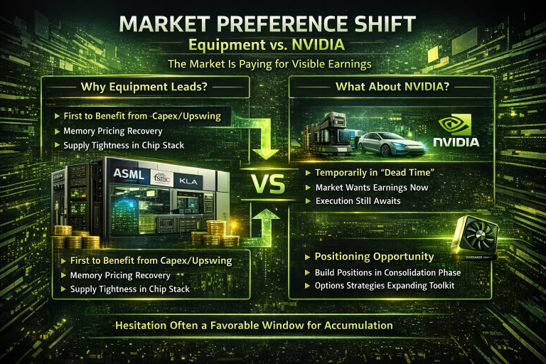 Equipment Strong, Design Weak — Post-CES Flat: When Will NVIDIA Take Off?