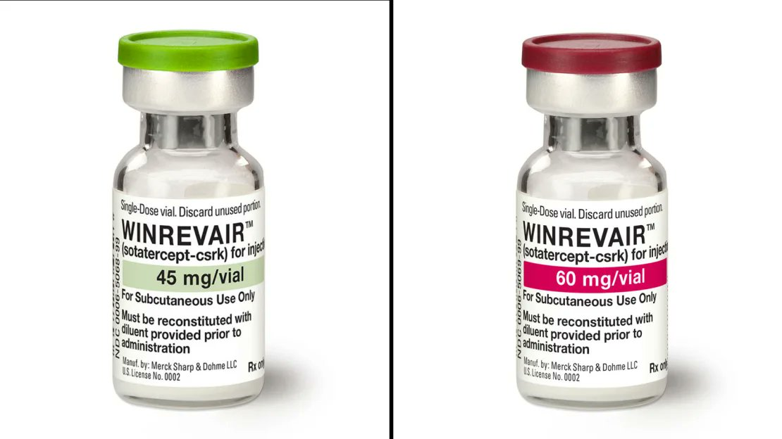 $Merck & Co (MRK.US)$ FDA Approves WINREVAIR™ (sotatercept-csrk) 🥳  🥇 First-in-class Tx for adults with pulmonary arterial hypertension (PAH WHO Group 1)  📌 ...