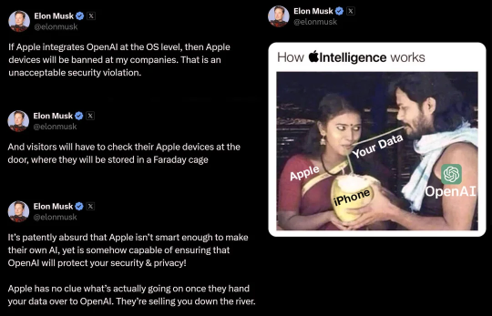 马斯克谈 WWDC 2024 新闻