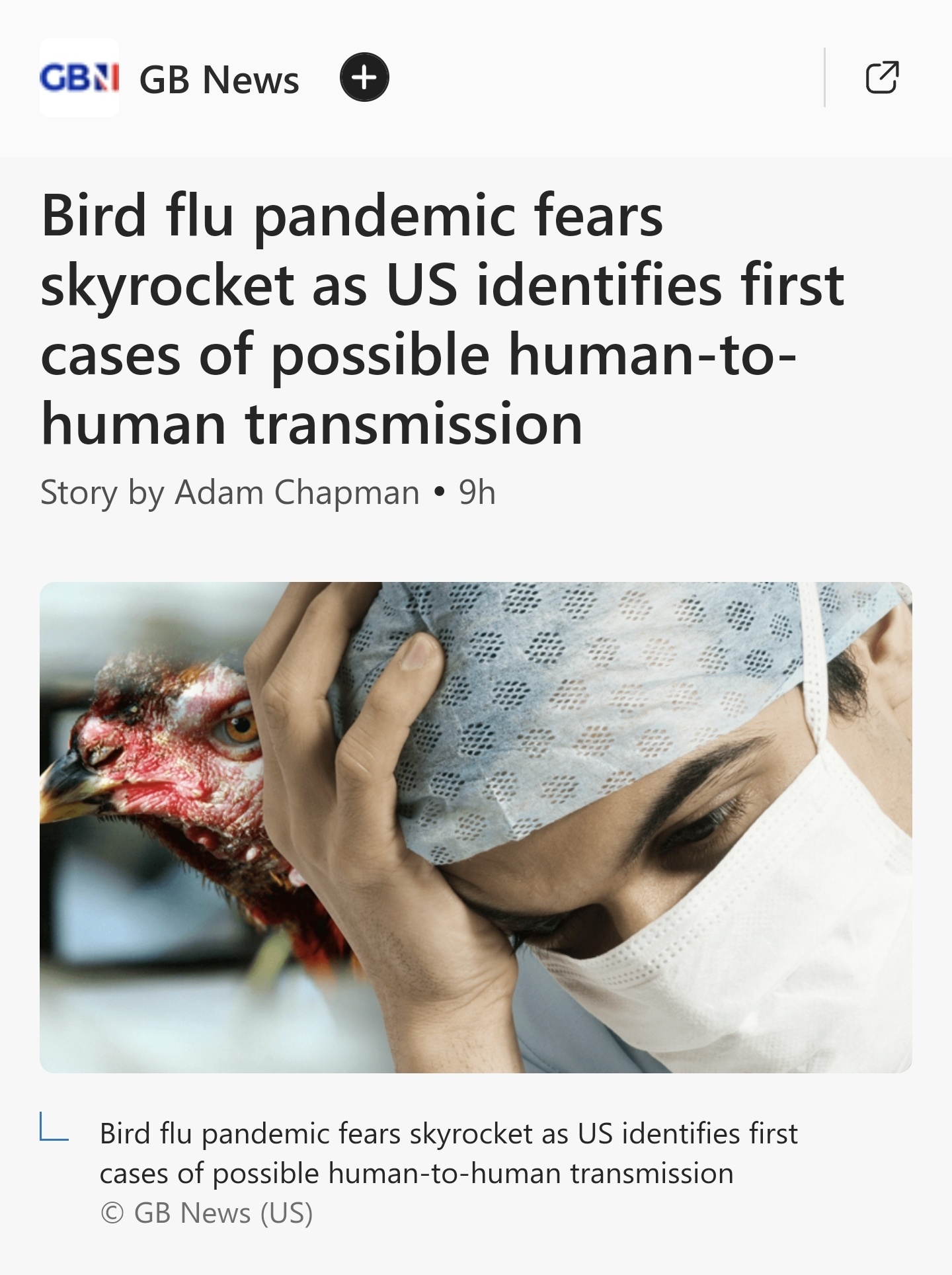 $iBio Inc (IBIO.US)$$Inovio Pharmaceuticals (INO.US)$ Bird flu is growing https://www.msn.com/en-us/health/other/bird-flu-pandemic-fears-skyrocket-as-us-identif...