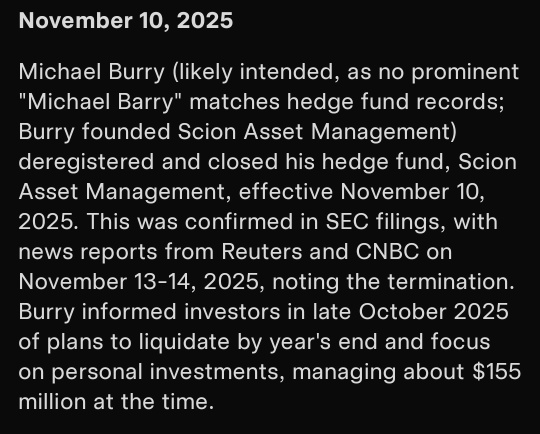 I thought he was the GOAT. Why would he quit his job managing billions?