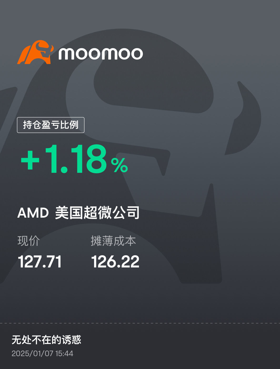 $美國超微公司 (AMD.US)$ 目標價 180 [得意][得意][得意]