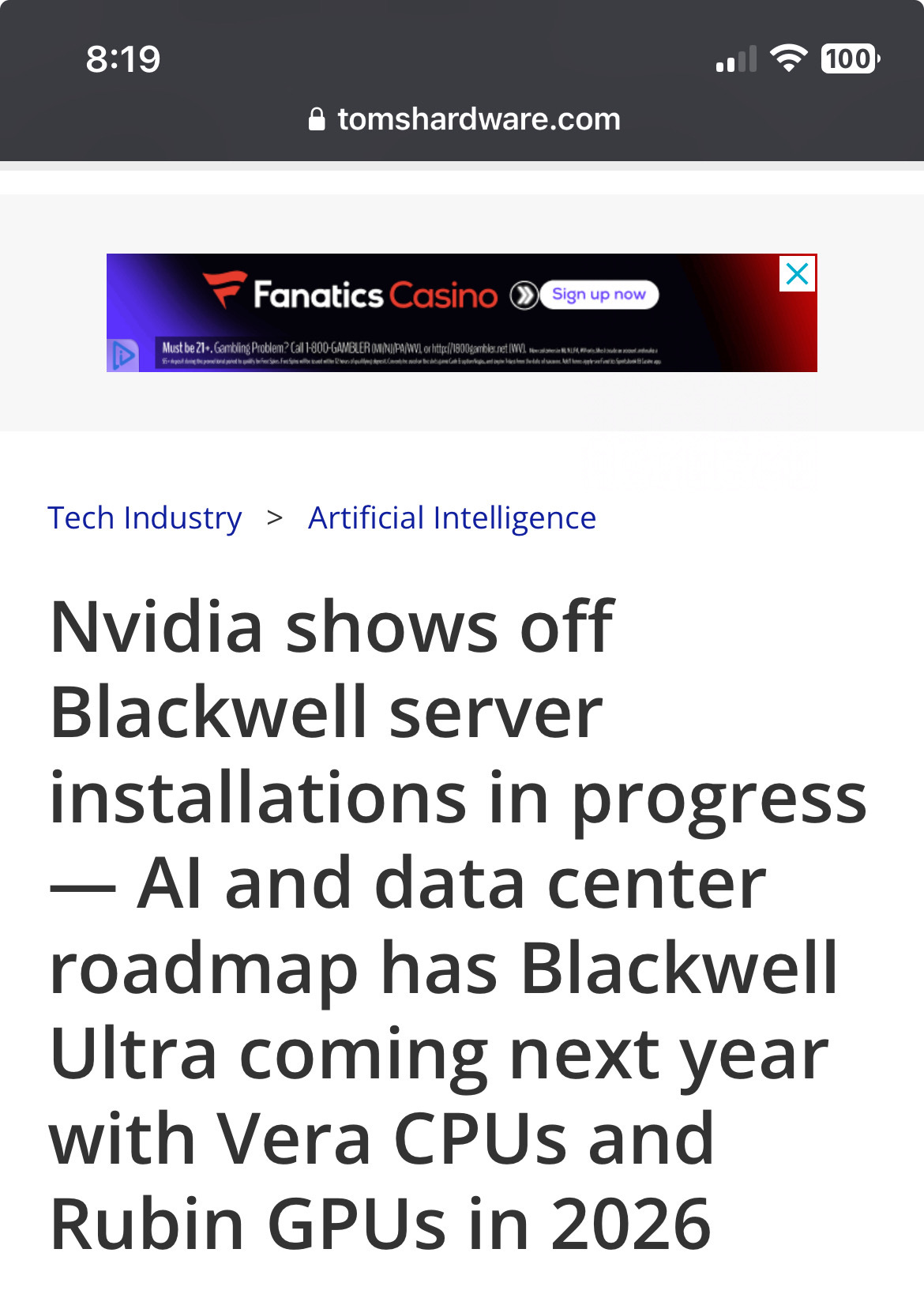 $エヌビディア (NVDA.US)$[リンク: https://www.tomshardware.com/tech-industry/artificial-intelligence/nvidia-shows-off-blackwell-server-installations-in-progress-ai-and-data-center-roadmap-has-blackwell-ultra-coming-next-year-with-vera-cpus-and-rubin-gpus-in-2026
次世代のサーバーブラックウェルのインストール進捗状況と、人工知能とデータセンターロードマップ。来年にはブラックウェル・ウルトラが登場し、2026年にはベラCPUとルビンGPUが装備されます。] [クールな顔]