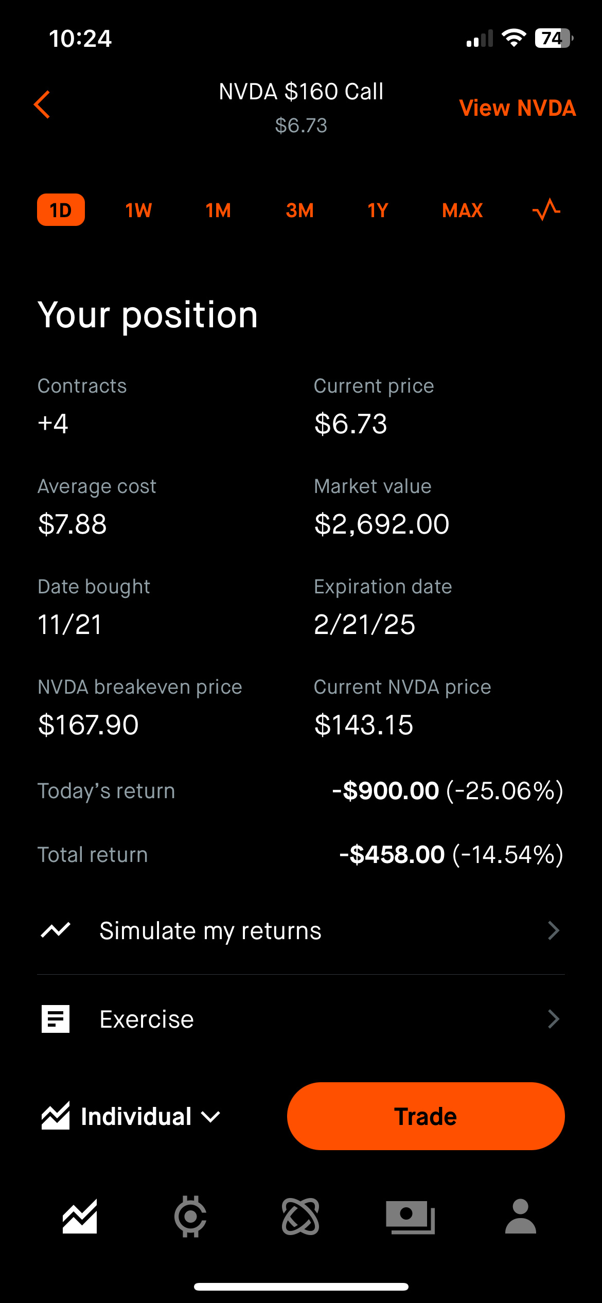 $エヌビディア (NVDA.US)$ 次の収益のために準備完了 [クールな顔]