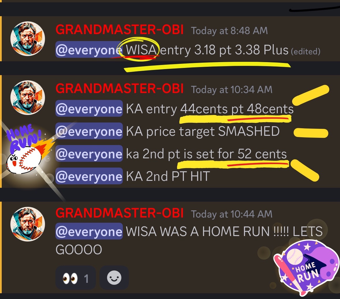 Another Home Run Alert Frm The MEM DISCORD ALGO - join now for free - & vote below