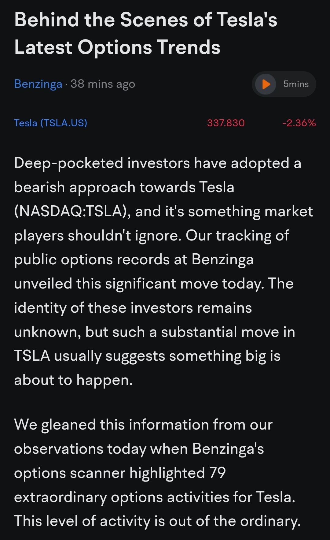 $Tesla（TSLA.US）全セクター売ります。ビッグタイムの投資家がすべての株を売却しています。