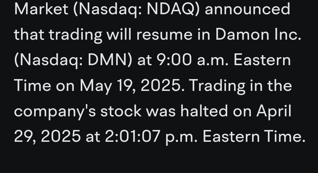 $Damon (DMN.US)$