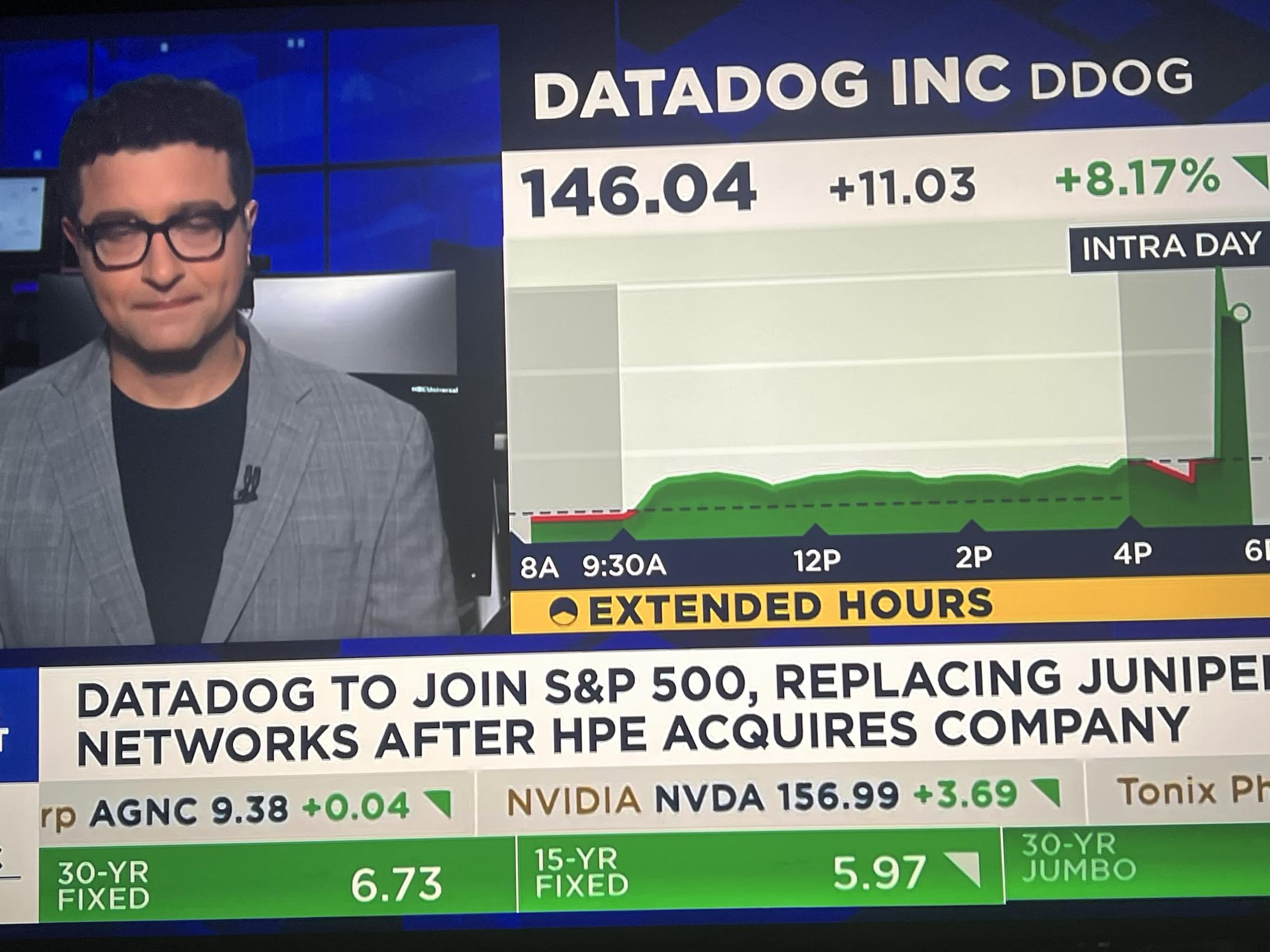DataDog enters the S&P 500 - News Flash 🗞️