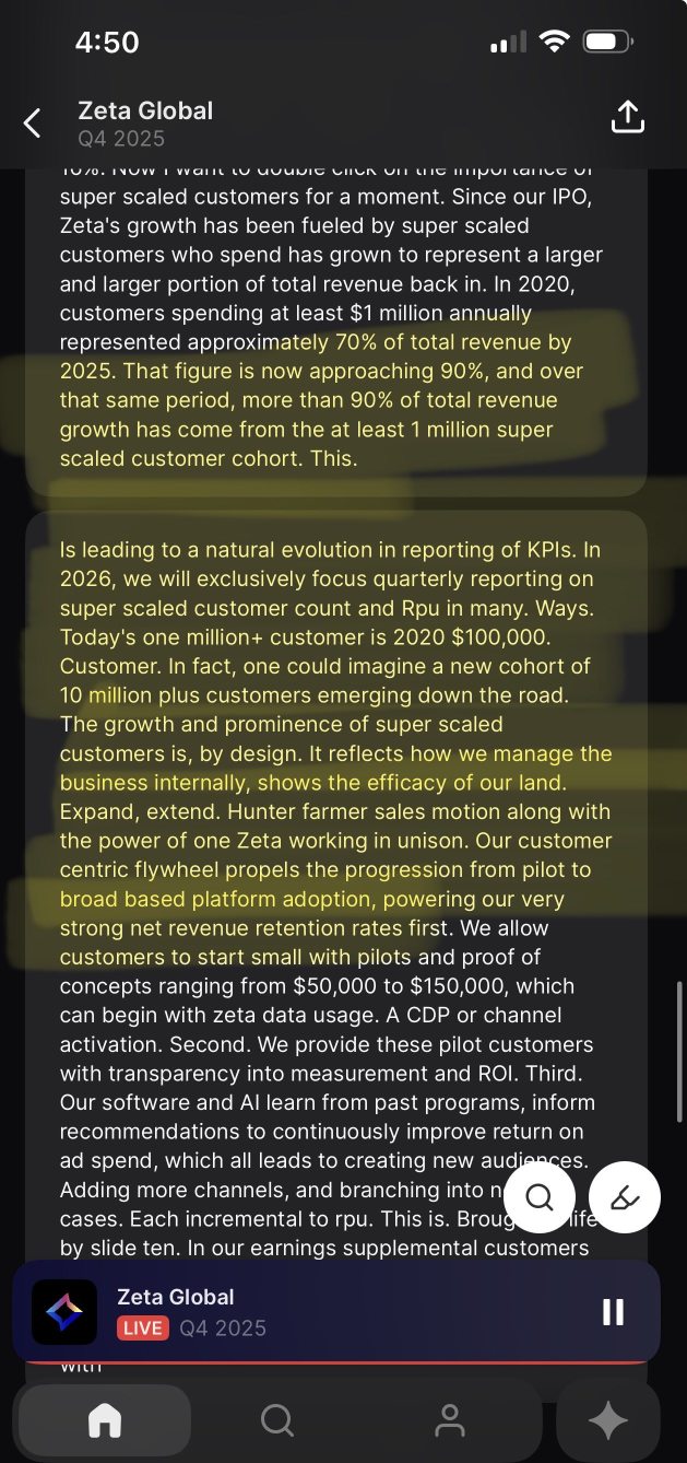 Earnings Report 🗞️- ZETA 18th Beat & Raised