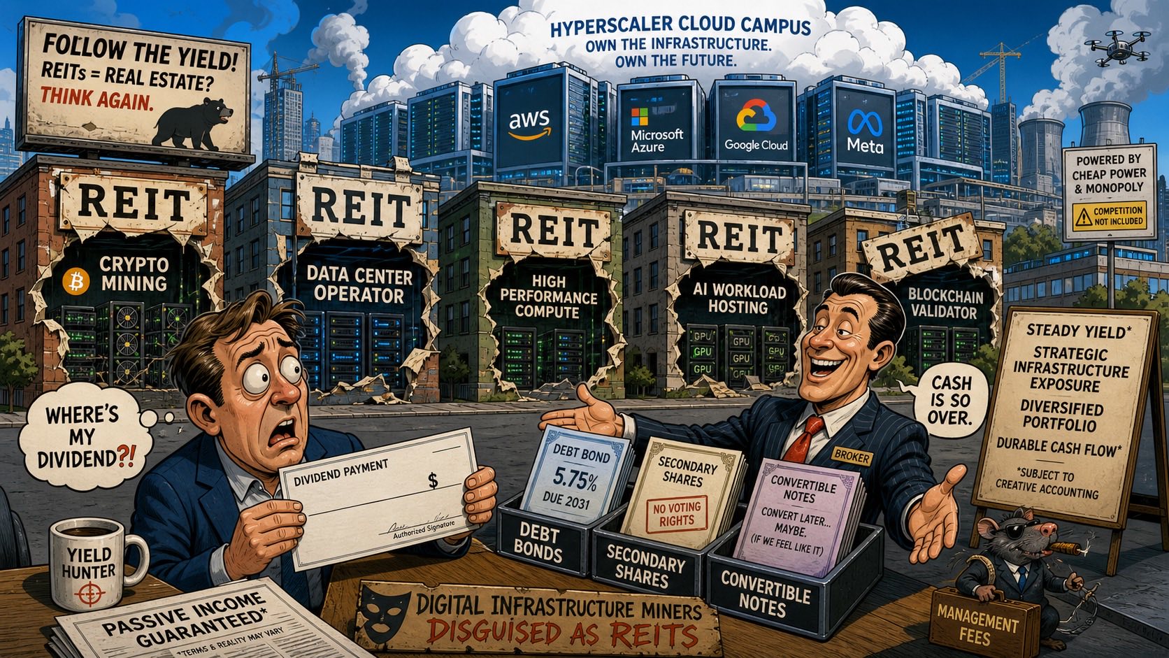 The Shadow REIT Problem: Why Digital Infrastructure Miners Deserve a Discount - Part 1