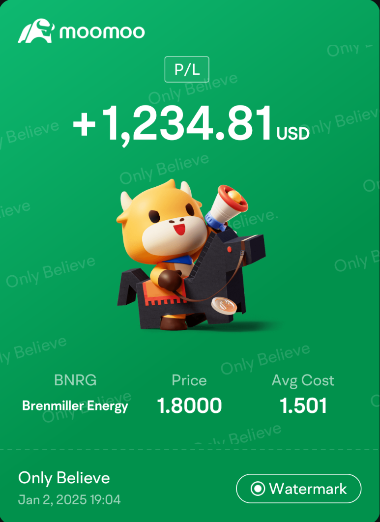 $Brenmiller Energy (BNRG.US)$ 好的开始 👌