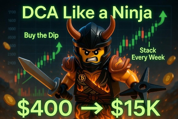 Tiny Portfolio, Massive Gains Mindset: My Wild DCA Adventure from Zero to $15K