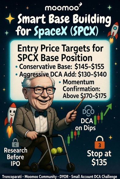 🚀 SpaceXがついに打ち上げ！ ロックアップ期間、スマートなリサーチ、ベース構築、そしてMoomoo初心者のためのリスク管理ルール！