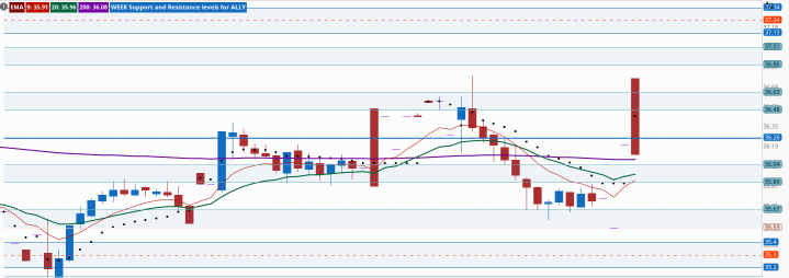 ALLY weekly levels