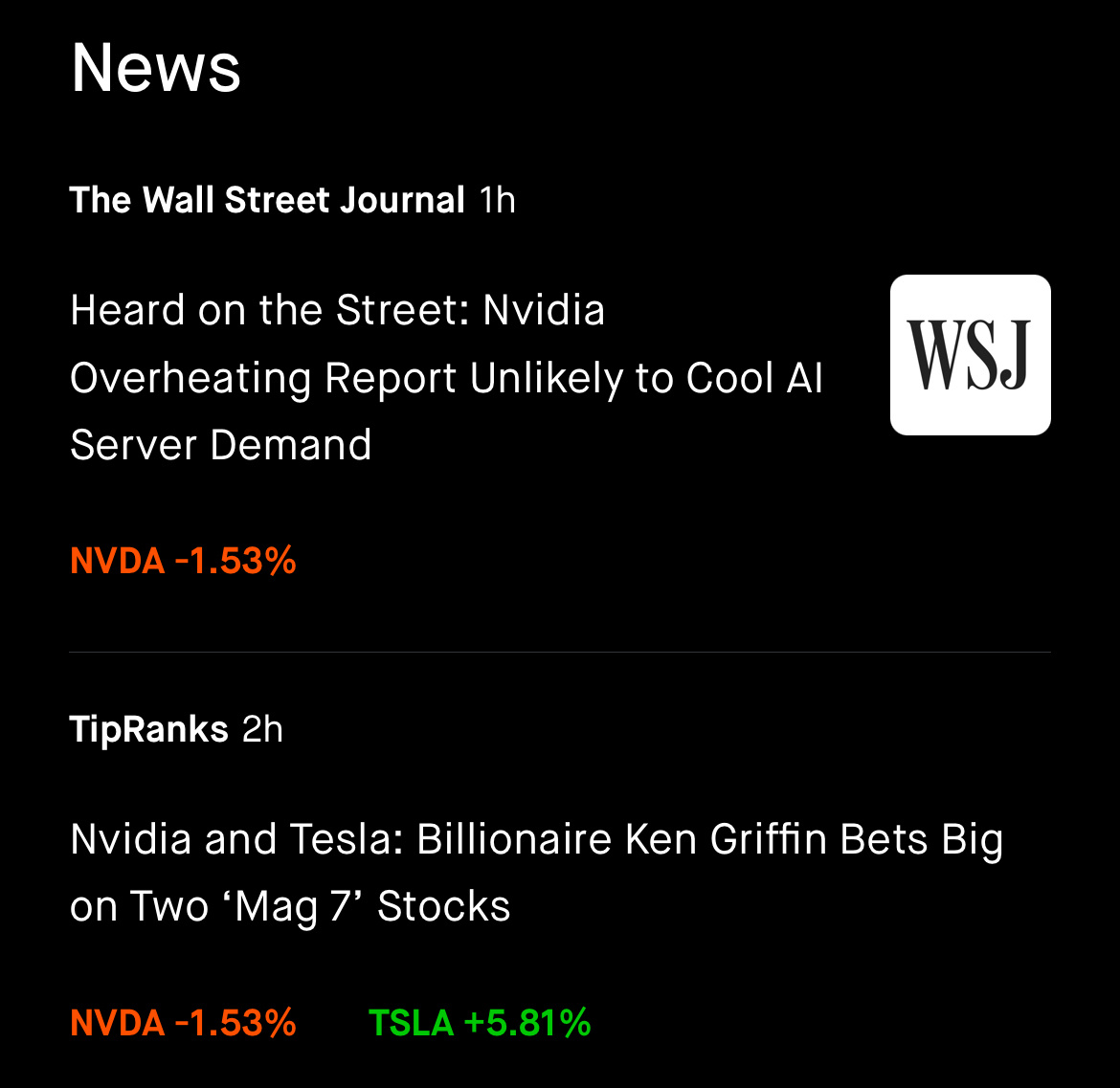 $エヌビディア (NVDA.US)$ 少なくとも何か良いニュースがあります