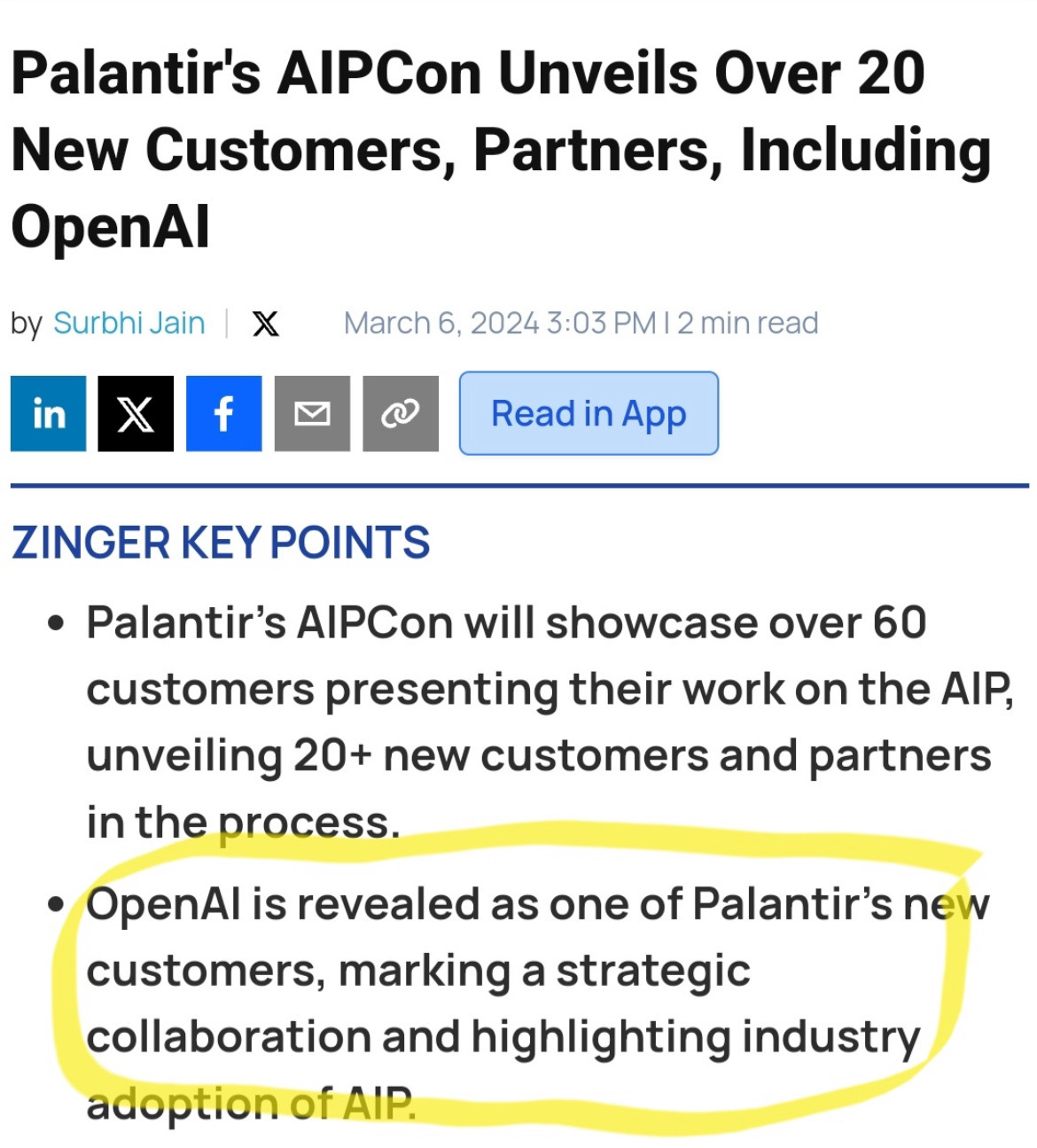 $Palantir (PLTR.US)$ This is a long hold and hopefully a millionaire maker. They’re finally getting noticed and it’s not by the little guys.