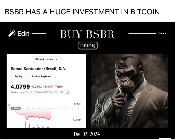 TIME TO BUY BSBR