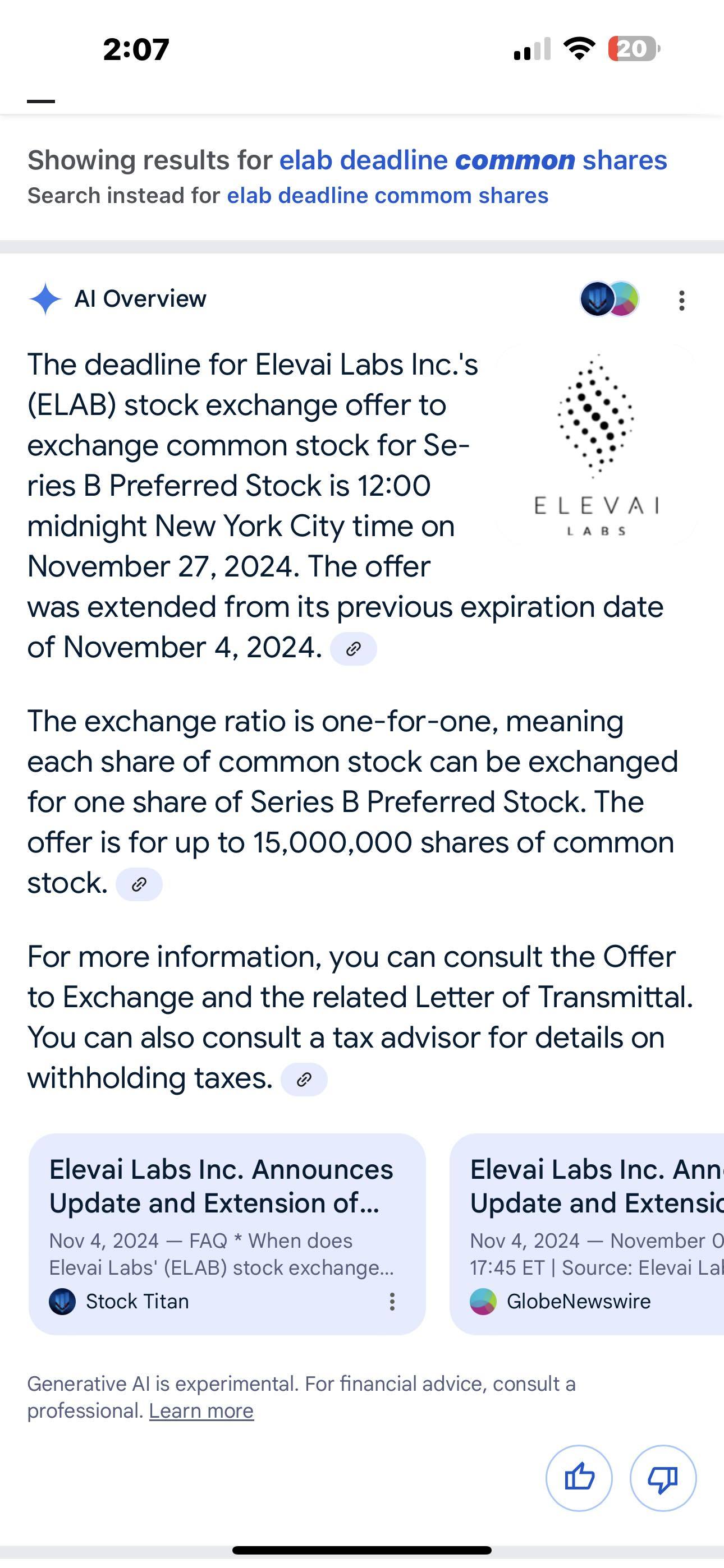 $Elevai Labs (ELAB.US)$