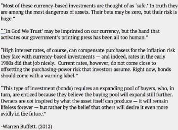 Buffett knows about the dangers of money printing, and why S&P has been a store of value for decades.