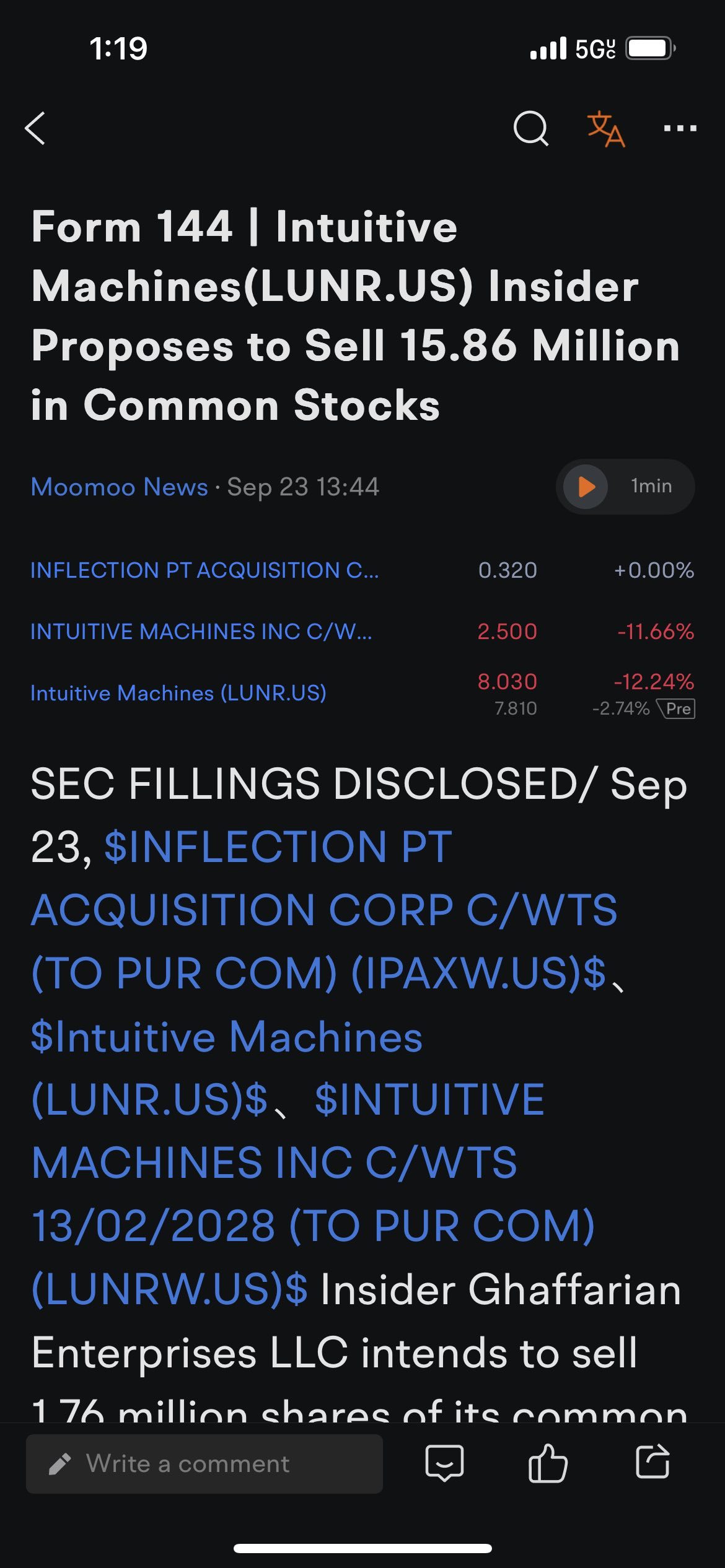 $インテュイティブ・マシーンズ (LUNR.US)$