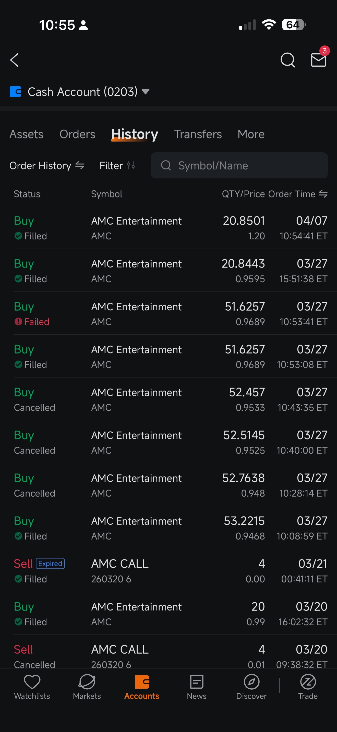 $AMC院線 (AMC.US)$ 買入更多