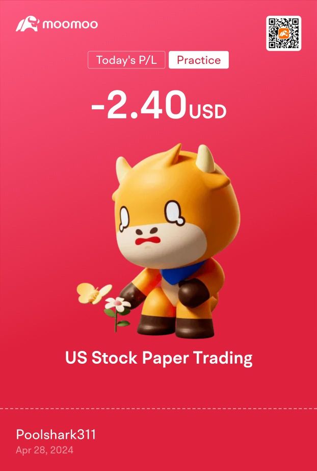 glad this was paper trading