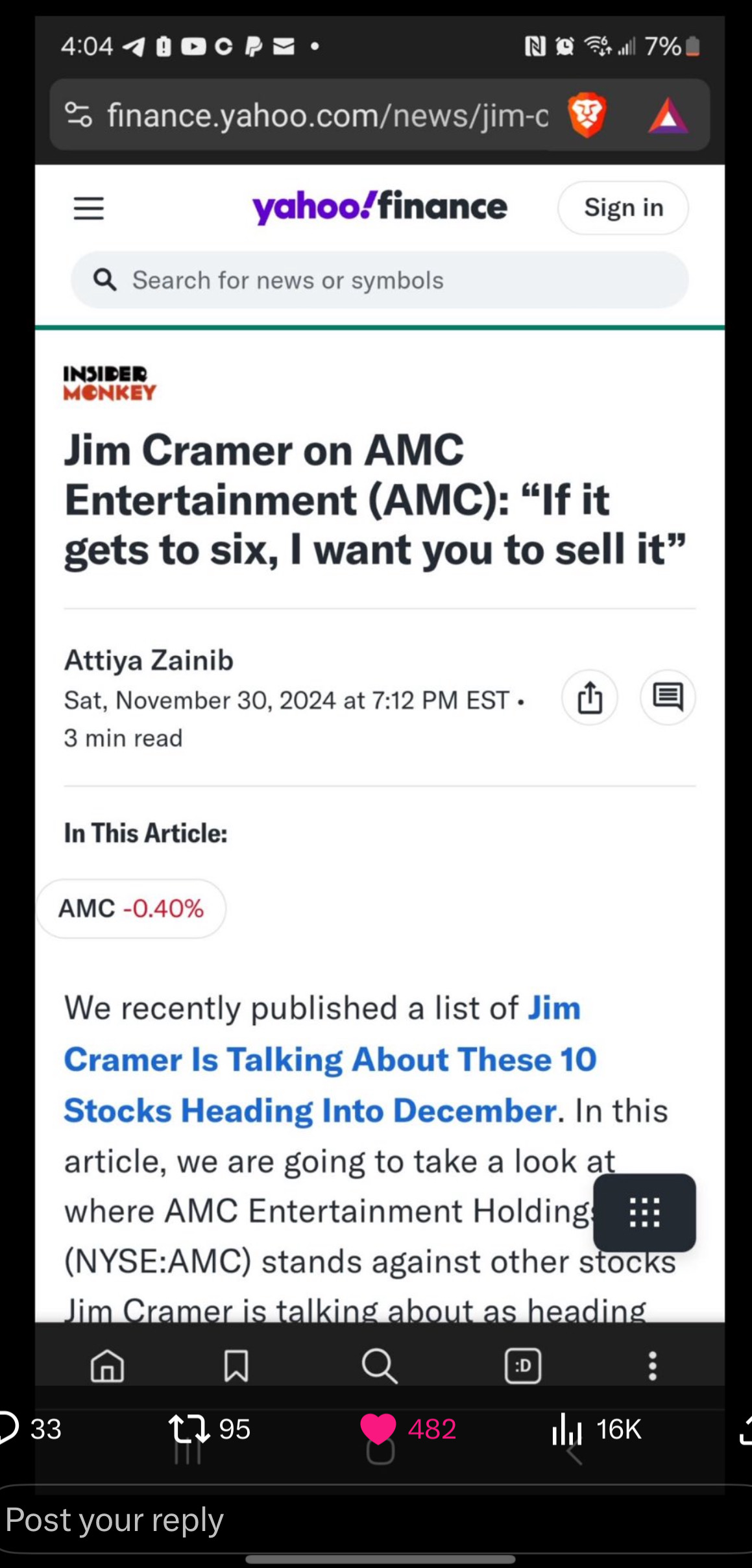 Inverse Cramer strikes again