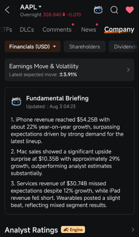 蘋果本季度業績超預期，但收入結構卻澆滅了慶祝的熱情。