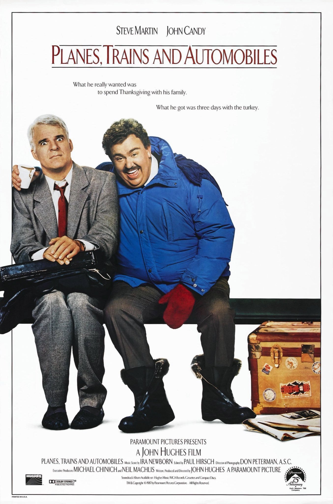 Planes, Trains and Automobiles' premiered in theaters 37 years ago, November 25, 1987 🦃🍿