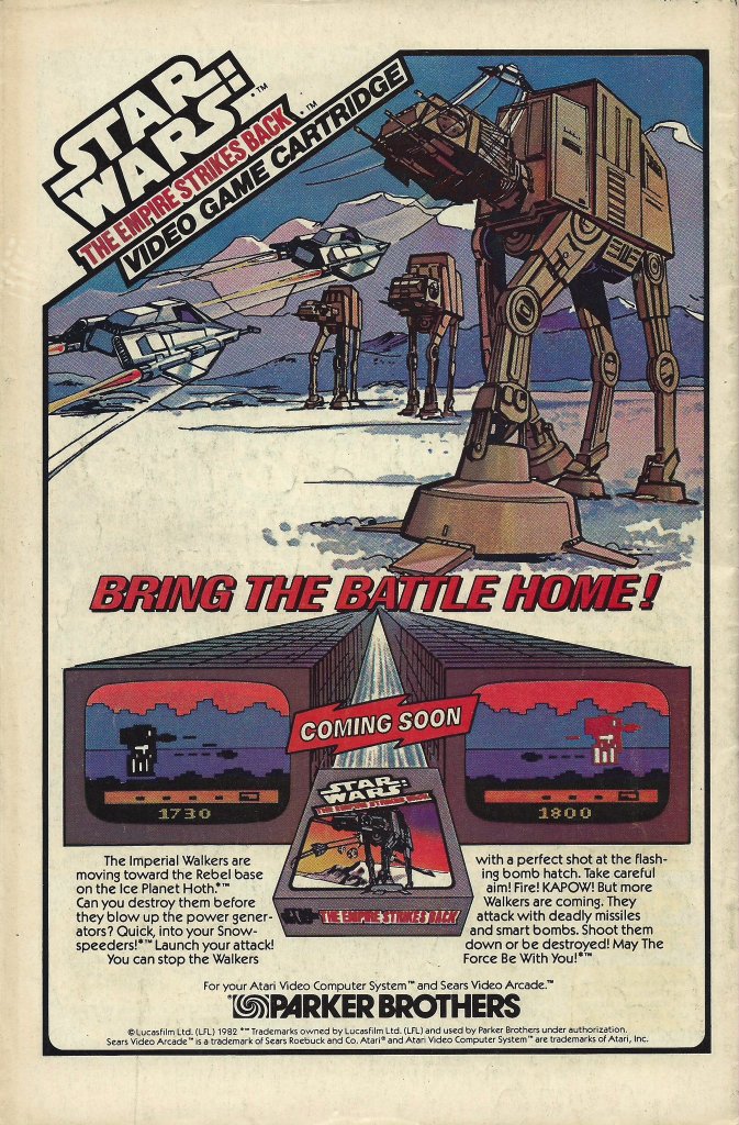 Parker Brothers Star Wars games 1982-1983