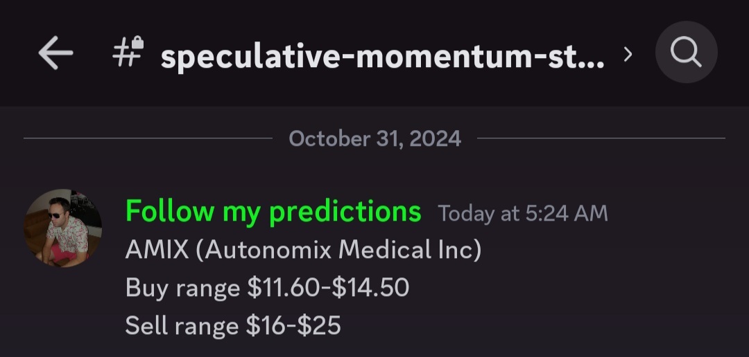 Start the new month off strong with Follow my predictions