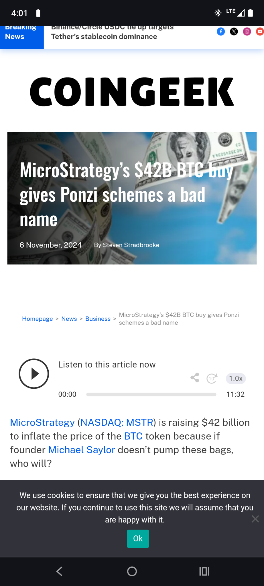 亚马逊(AMZN.US)$ 投票反对亚马逊投资比特币。微软明智地拒绝了吸毒者迈克尔·塞勒和比特币。他们宁愿用分红派息... - moomoo 社区