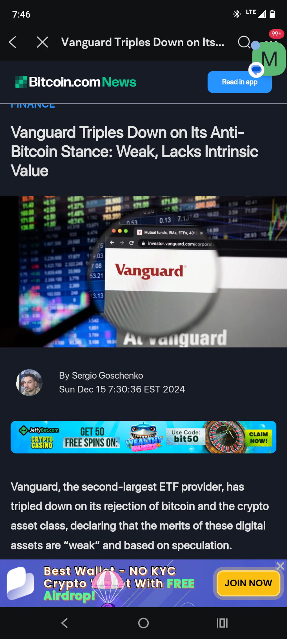 $Bitcoin (BTC.CC)$ 🤣 like I said [Share Link: Vanguard Triples Down on Its Anti-Bitcoin Stance: Weak, Lacks Intrinsic Value – Finance Bitcoin News" data-rh="tr...