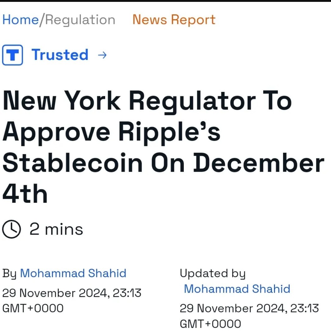 XRP December 4th